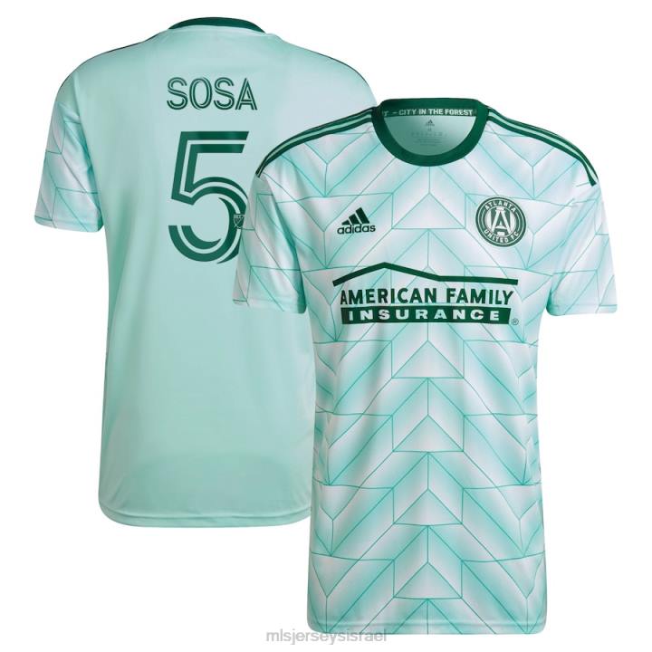 ג'רזי D66L1047 MLS Jerseys גברים atlanta united fc santiago sosa adidas mint 2022 the forest kit jersey replica player