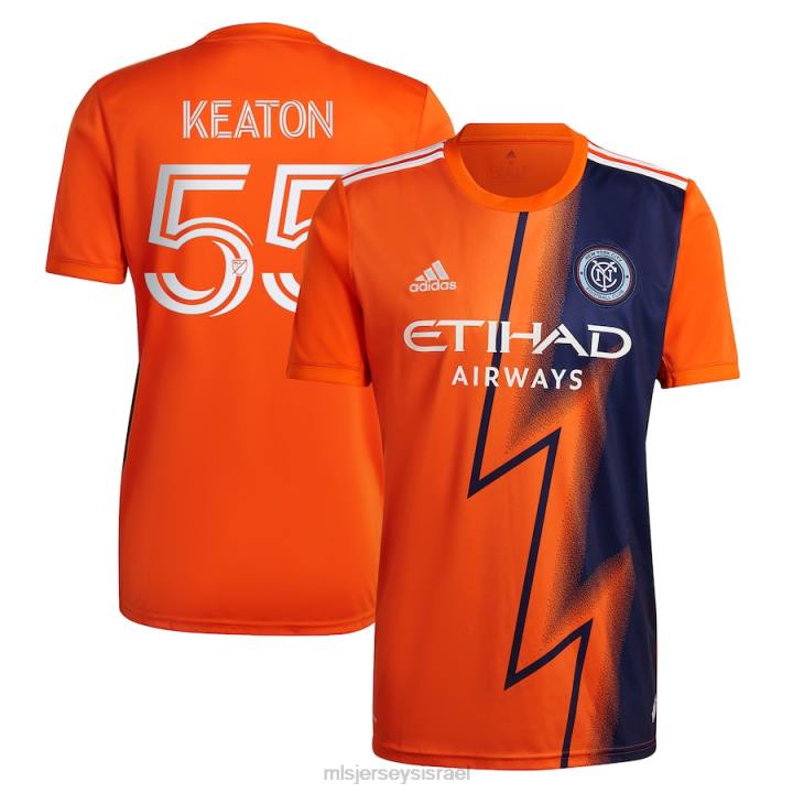 ג'רזי D66L1052 MLS Jerseys גברים ניו יורק סיטי fc keaton parks adidas orange 2023 the volt kit העתק ג'רזי שחקן
