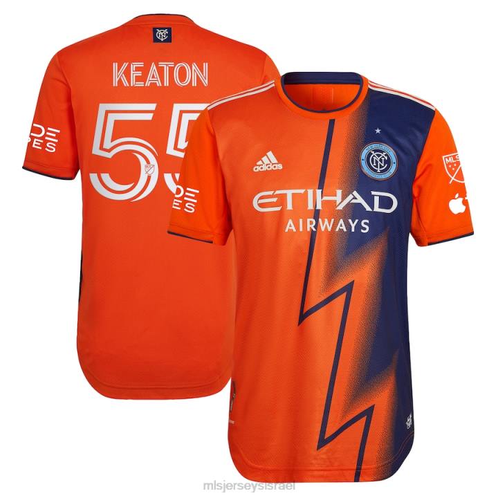 ג'רזי D66L1075 MLS Jerseys גברים ניו יורק סיטי fc keaton parks adidas orange 2023 the volt kit חולצה שחקן אותנטי