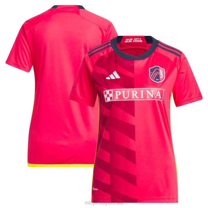 ג'רזי D66L12 MLS Jerseys נשים רחוב. louis city sc adidas red 2023 city kit jersey העתק