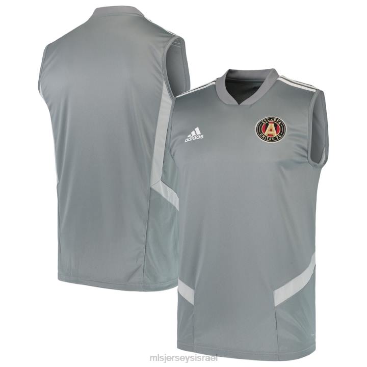 ג'רזי D66L1436 MLS Jerseys גברים אטלנטה יונייטד fc adidas אפור 2019 חולצת אימון ללא שרוולים