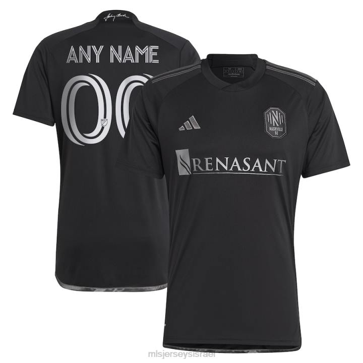 ג'רזי D66L217 MLS Jerseys גברים nashville sc adidas black 2023 man in kit black replica jersey custom