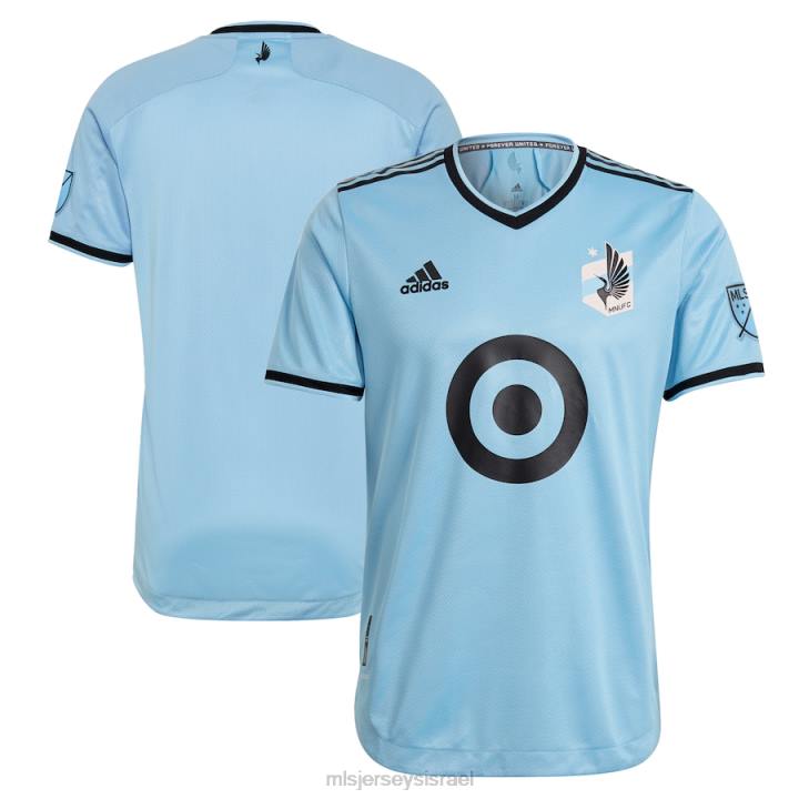 ג'רזי D66L266 MLS Jerseys גברים מינסוטה יונייטד fc adidas כחול בהיר 2021 the river kit חולצה אותנטית