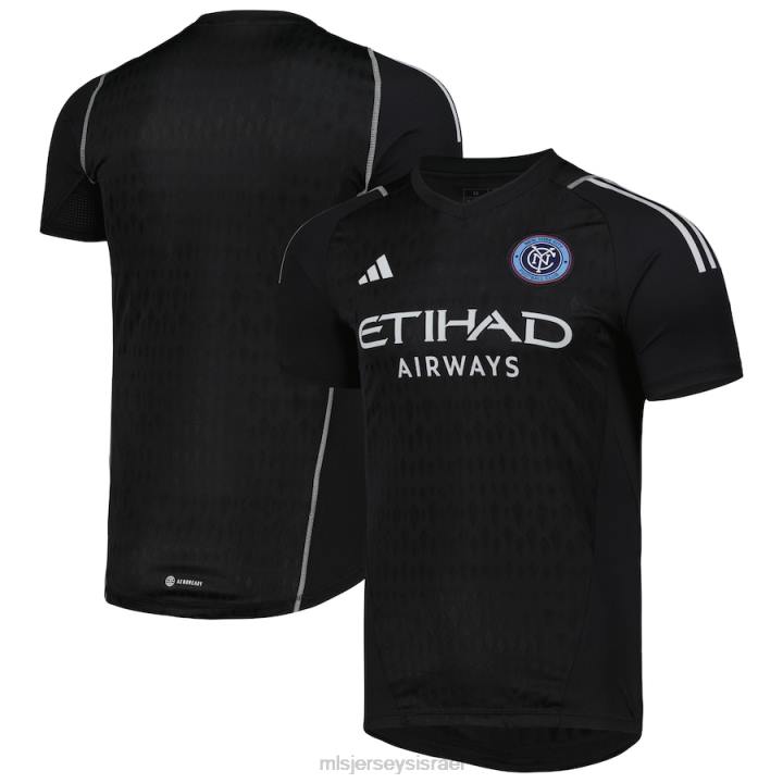 ג'רזי D66L268 MLS Jerseys גברים ניו יורק סיטי fc adidas שחור העתק 2023 חולצת שוער