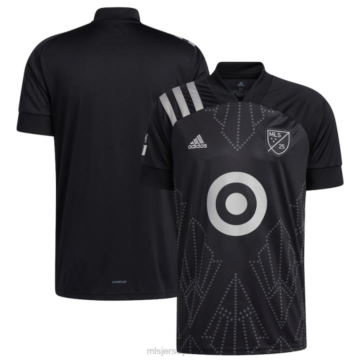 ג'רזי D66L595 MLS Jerseys גברים אדידס שחורה 2021 כוכבים העתק חולצה