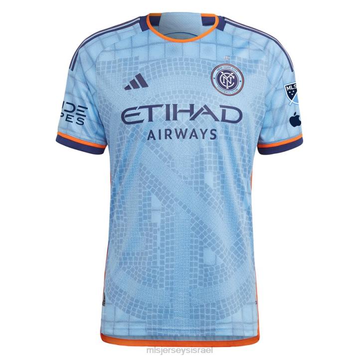 ג'רזי D66L785 MLS Jerseys גברים ניו יורק סיטי fc thiago martins אדידס כחול בהיר 2023 ה-interboro kit חולצת שחקן אותנטית