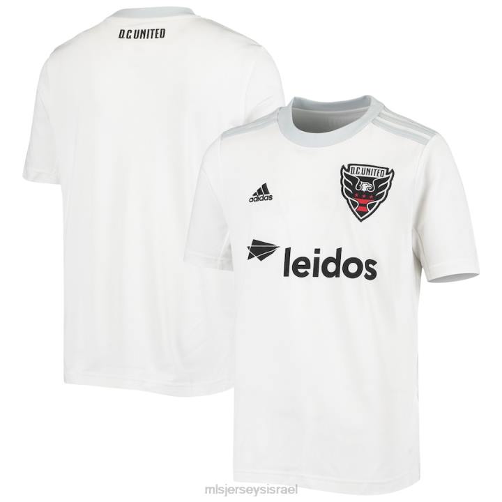 ג'רזי D66L994 MLS Jerseys גברים זֶרֶם יָשָׁר. חולצה אותנטית של קבוצת החוץ הלבנה של יונייטד אדידס 2019