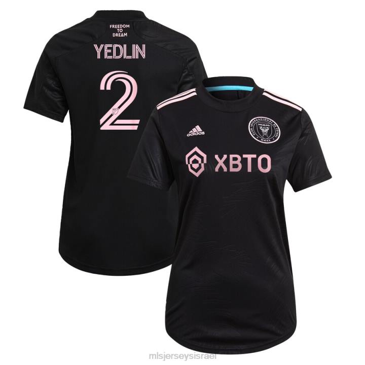 ג'רזי D66L1270 MLS Jerseys נשים inter miami cf deandre yedlin adidas black 2021 la palma replica player jersey