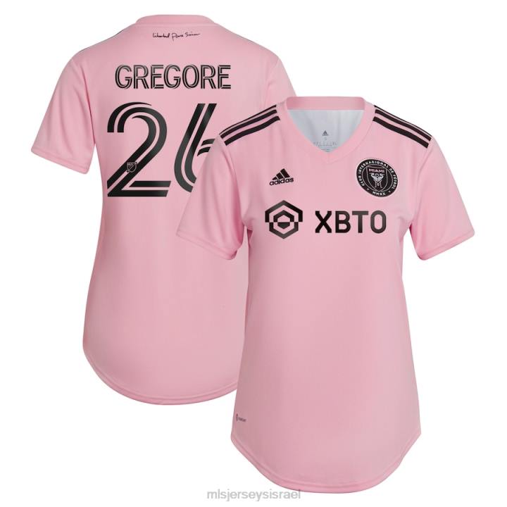 ג'רזי D66L1457 MLS Jerseys נשים inter miami cf gregore adidas pink 2022 the heart beat kit העתק ג'רזי שחקן צוות