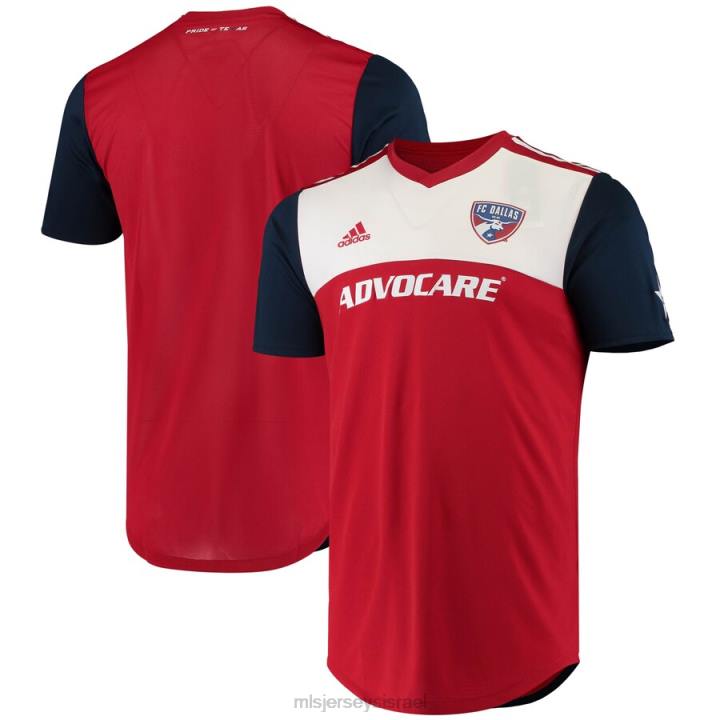ג'רזי D66L1016 MLS Jerseys גברים חולצה ביתית אותנטית של fc dallas adidas אדומה 2019