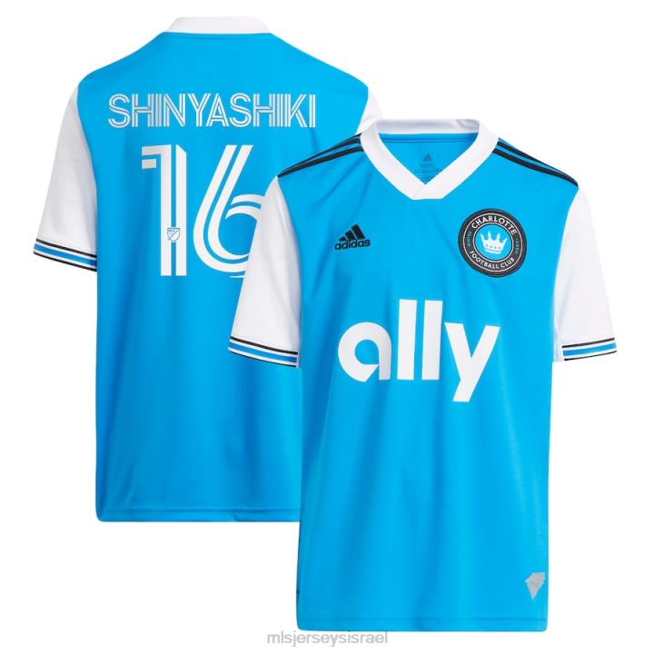 ג'רזי D66L1029 MLS Jerseys ילדים שרלוט fc אנדרה shinyashiki אדידס כחול 2022 העתק ראשוני חולצה