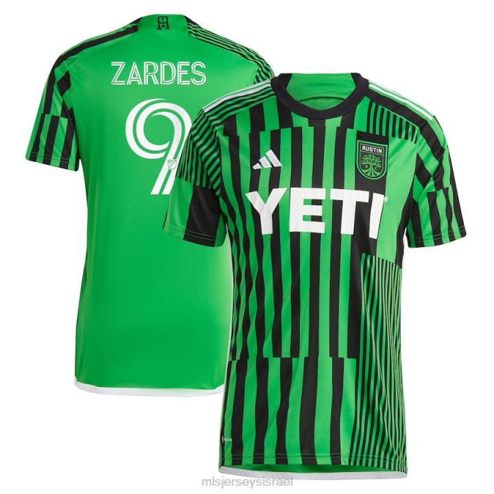 ג'רזי D66L1023 MLS Jerseys גברים austin fc gyasi zardes adidas green 2023 las voces kit העתק ג'רזי