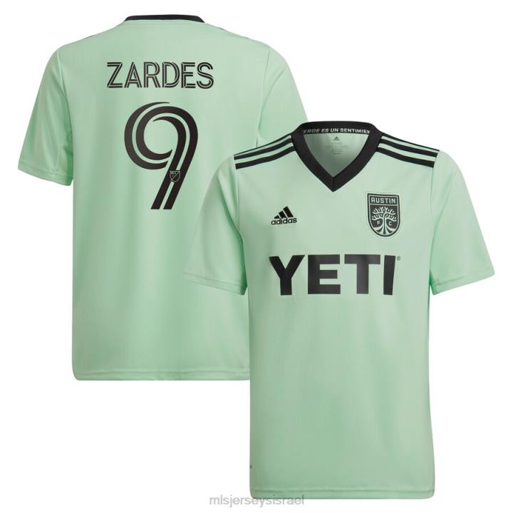 ג'רזי D66L1186 MLS Jerseys ילדים אוסטין fc gyasi zardes adidas mint 2023 חולצת נגן העתק ערכת sentimiento