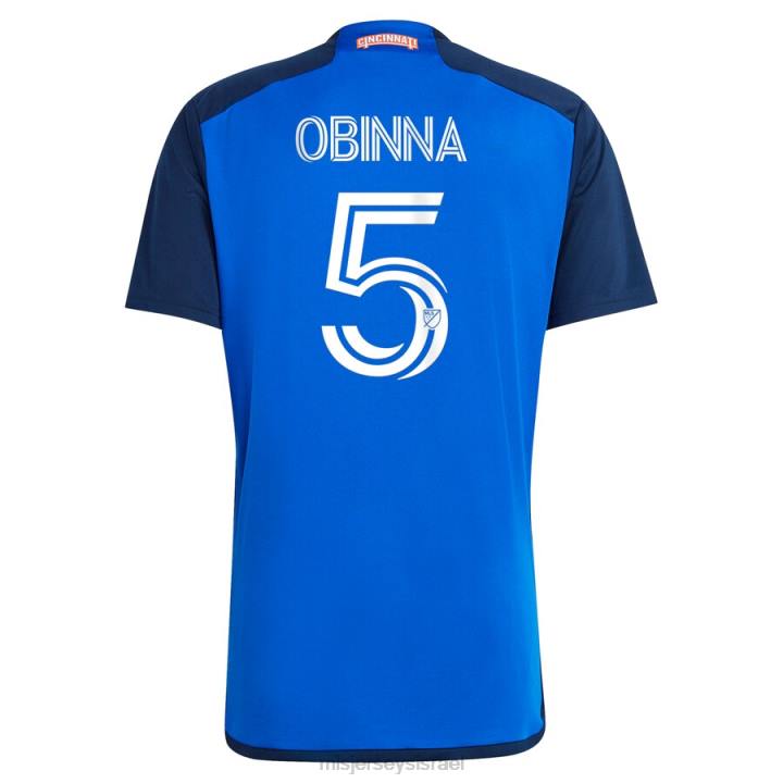 ג'רזי D66L704 MLS Jerseys גברים fc cincinnati obinna nwobodo adidas blue 2023 river kit jersey העתק